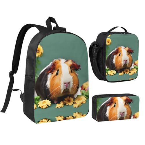 Sac à dos d'école imprimé cochon d'Inde pour le pique-nique