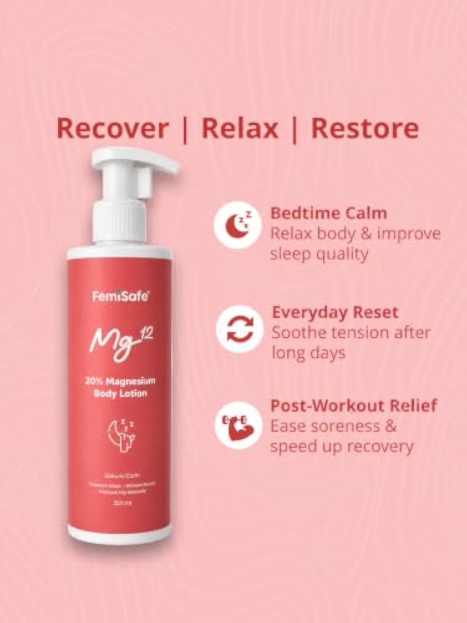 Magnesium Sleep Body Lotion, Muscle Relief & Hydration