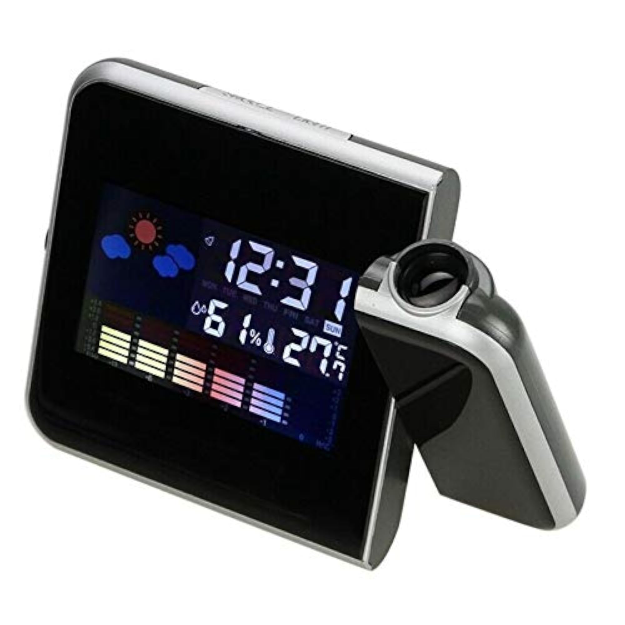 Digital Weather Projection Multi-Function Alarm Clock C2B3