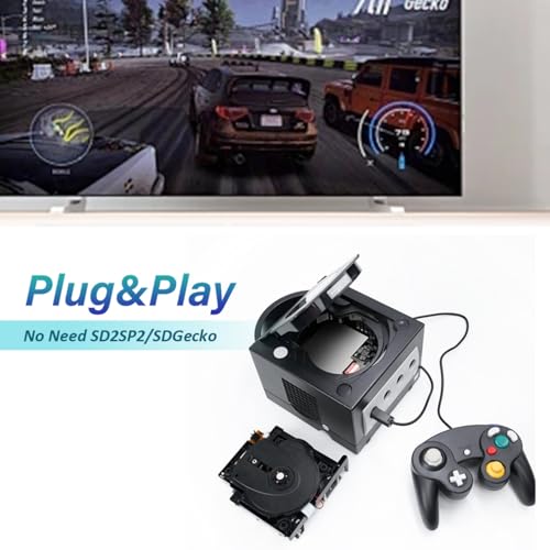 BITFUNX CUBEODE V1.2 Optical Drive Emulator Board - Support Firmware Upgrade and Audio Streaming Games, for GC Loder Swiss SD2SP2 Reader, Plug & Play for NGC Dol-101 & Dol-001 - Thumbnail 3
