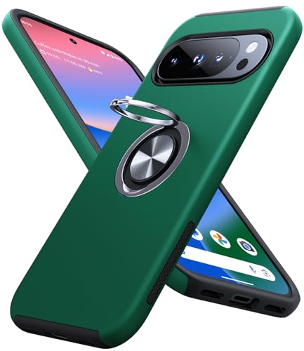 JAME for Google Pixel 10 Pro XL Case, Ring Stand Shockproof Slim Phone Case