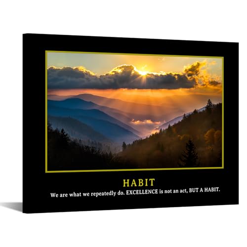 KREATIVE ARTS Motivational Quotes Canvas Wall Art - Excellence is