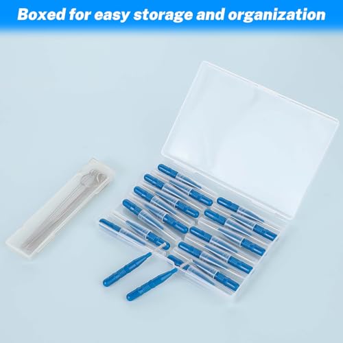 30 PCS Shower Head Cleaner Tool Kit, Small Hole Showerhead Cleaning Brushes, 2 Style Cleaners Brushes, Anti-Clogging Showerhead Cleaner Tool for Shower Head Tiny Nozzle, Sink Gaps - Image 7