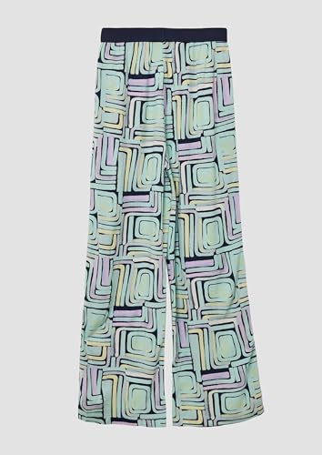 Pantalones anchos de viscosa s.Oliver de corte fluido y caída elegante premium 6