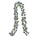 Artiflr Artificial Eucalyptus Garland Faux Silk Eucalyptus Leaves Vines Handmade Garland Greenery Wedding Backdrop Arch Wall Decor