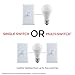 UltraPro Z-Wave Smart Light Switch, Smart Toggle Light Switch, QuickFit & SimpleWire, 3-Way Ready, Compatible with Alexa, Google Assistant, ZWave Hub Required, Repeater/Range Extender, White, 39354