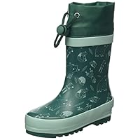 Playshoes Unisex Children's Wellington Boots Drawstring Rain Boots, Forest animals, 4.5 UK Child