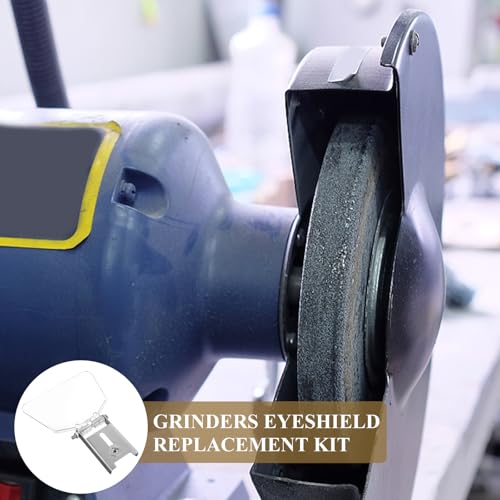 Protector ocular para amoladora con blindaje transparente y soporte resistente 8