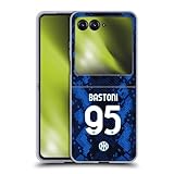 Head Case Designs Officially Licensed Inter Milan Alessandro Bastoni 2021/22 Players Home Kit Soft Gel Case Compatible with Razr 40 Ultra/Razr+ 2023