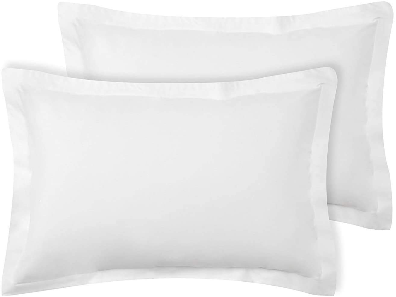 Homes-Linen White 800 Thread Count 100% Pure Egyptian Cotton Super Soft Hotel Quality Pair Of Pillowcase (Oxford Pillow Case, )