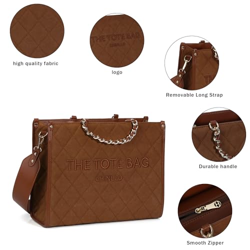 Image of Chinllo Tote Bag for Women Top Handle Satchel Purse and Handbags with Shoulder Strap