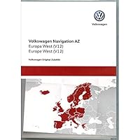 Volkswagen 3AA051866BE SD-Karte Navigation V12 Europa RNS 315 Navigationssystem Navi Software, nur für Plattform AZ