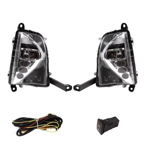 faros antiniebla Compatible Con Toyota Para Prius 2016 2017 2018 Conjunto Luces Antiniebla Parachoques Delantero Luz Posición Luces Antiniebla Luces Señal Con Cableado Interruptor