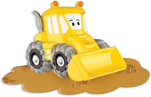 Grantwood Technology Personalized Christmas Ornaments Child-Bulldozer/Personalized by Santa/Construction Christmas Ornaments/Bulldozer Christmas Ornament