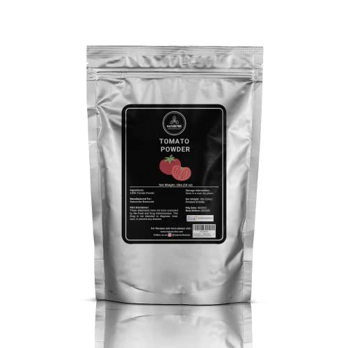 Naturevibe Botanicals Organic Tomato Powder 1lb | Non GMO and Gluten Free | Adds Flavor and Taste 16 Ounces [Packaging May Vary]