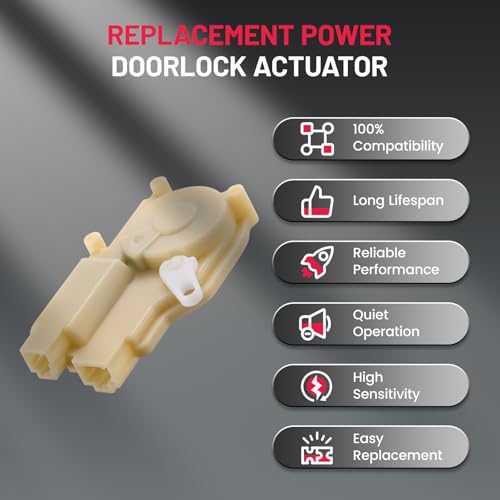 Image of SYERAL Power Door Lock Actuator Rear Tailgate Trunk Compatible with Acura RSX 2002-2006 Replaces 746-747 746747 74896-S6M-A01 DLA142 74896S6MA01
