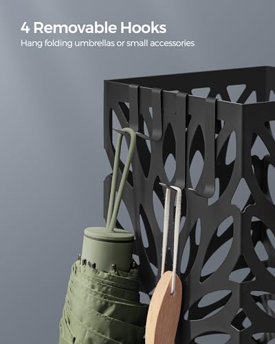 image for SONGMICS Umbrella Stand, Umbrella Holder for Entryway, Steel Square Um