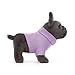 Jellycat French Bulldog Dog with Purple Sweater Stuffed Animal, 7.5 inches - Dogs & Puppies Plush Toy - Classic Children's Gift