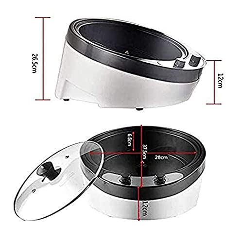 LHLYL-DP Elektrischer Kaffee Grüne Bohnen Röstmaschine Edelstahl Elektrische Kaffeebohnen Bäcker für Kaffee Mais Popcorn… - Image 3