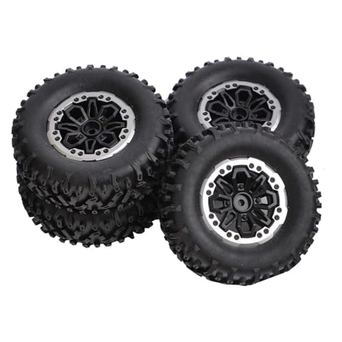 BEALIFE RC Modellauto Reifen Zubehörset im Maßstab 1:12 und 1:16 mit superweichen Reifen für optimale Kontrolle – ideal für RC Enthusiasten. Cai Tires 4 Stück weiche Räder für Tourenwagen.