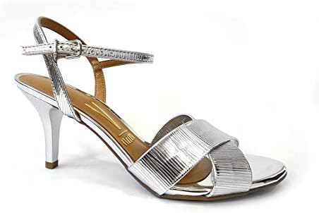 SANDALIA SALTO FINO 6276.136 - VIZZANO (67) - PRATA | Amazon.com.br