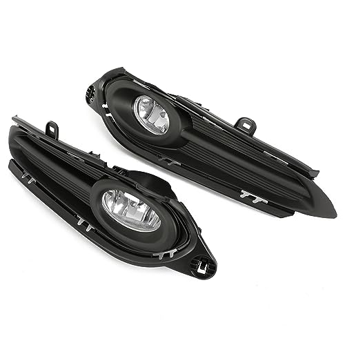 HECASA Fog Lights Assembly Compatible with 2016-2018 Honda HRV HR-V Replacement for HO2592134 HO2593134 Halogen Driving Fog Lamps Clear Lens Driver & Passenger Side by HECASA - Used condition - Image 3