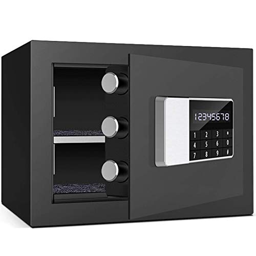 Coffre-fort étanche ignifuge RLKHXBS noir avec serrure électronique à mot de passe