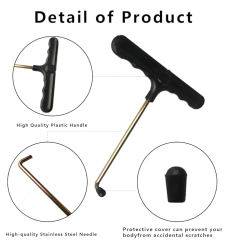 High Boots Ice-Skate Strap Tightening Tool, Shoe Lace Tightener Stainless Steel with Protective Cover，Hockey Skate Tightener, Lace Tightener for Skates and Figure Skating Shoes - Thumbnail 3