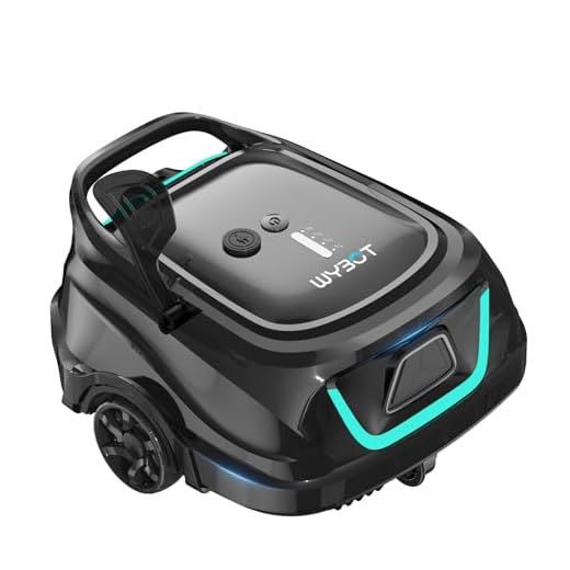 (2026 Upgraded) WYBOT A1 Pool Vacuum for Above Ground Pool, Automatic Cordless Robotic Pool Cleaner with 120 Mins, Double Filters, LED Indicator, 2.5H Charging, Ideal for Plat Pools