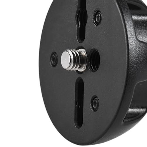 Adaptador de media bola de 75mm en aluminio resistente para trípodes 6