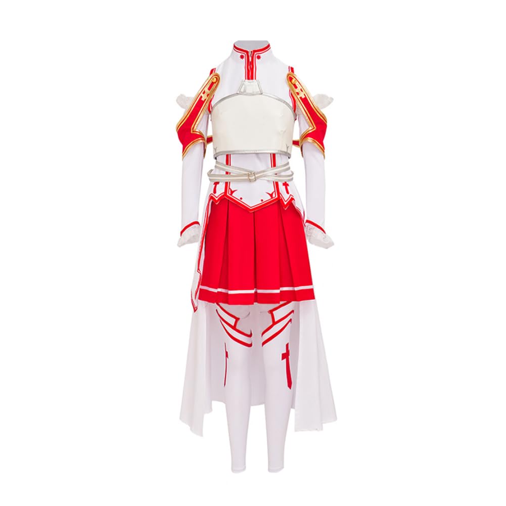 Anime Asuna kostium Cosplay, Yuuki Asuna, mundurek, zestaw dla kobiet, kostiumy na Halloween, karnawał, imprezę