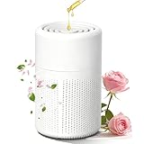 Purificador de Aire Ultra Silencioso con Filtro HEPA H13 de 3 Etapas, Elimina Polen, Polvo y Alérgenos, Alimentación USB, para Dormitorio, Oficina y Sala de Estar