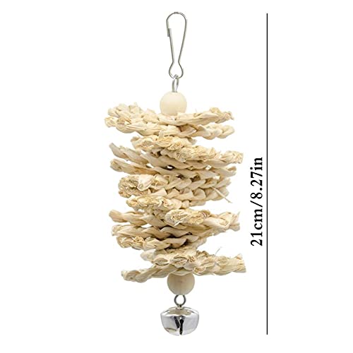 Vogelspeelgoed 7 stks Bird Toys Cockatiel Parrot Speelgoed en accessoires Budgie Perch Stand voor kleine parkieten… - Afbeelding 7