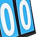 ETAINGYEUN Portable Flip Scoreboard Score Counter Lightweight Sturdy Suitable for Sports Soccer Basketball Table Tennis (Two-Person Scoreboard)