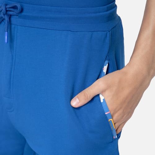 Image of Bummer Men's Solid Micro Modal Shorts | Regular Fit Casual Lounge Shorts with Side Pocket