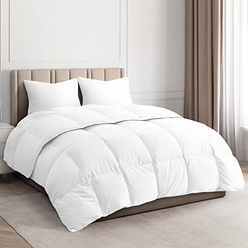 Image of CGK Unlimited Comforter Duvet Insert - Warm Lightweight & Breathable Cal King Size Down Alternative Set - Hotel Quality Bedding - Dust & Spore-Resistant Fibers Ideal for Allergies - Winter Comforter