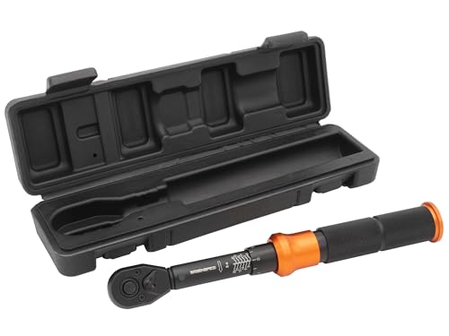 Sägenspezi Drehmomentschlüssel 1/4 Zoll – 3–25 Nm fein einstellbar | 0,2 Nm Teilung | Reversibel | Kugelverriegelung | inkl. Kalibrierzertifikat & Aufbewahrungsbox | Profi Werkzeug