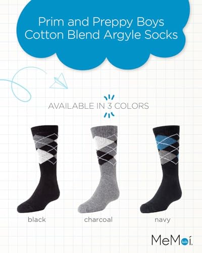 MeMoi Prim and Preppy Boys Cotton Blend Argyle Socks2