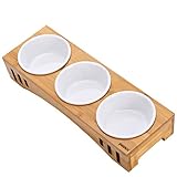 【Schale aus hochwertigem Material】- 3 von 400ml schalen hergestellt aus Melaminharz. Die Melaminharzschale ist langlebig, sicher und hygienisch, leicht zu reinigen, hochtemperaturbeständig (+ 100 ° C) oder niedertemperaturbeständig und sturzsicher. Es kann sicher in der Spülmaschine gewaschen werden. Hundenapfgröße: 14.7cm*5cm (5,8 '' * 2 '').