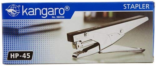 Kangaro HP-45 Desk Essentials All Metal Stapler| Sturdy & Durable | Suitable for 30 Sheets | Perfect for Home, School & Office | Pack of 1 | Color May Vary