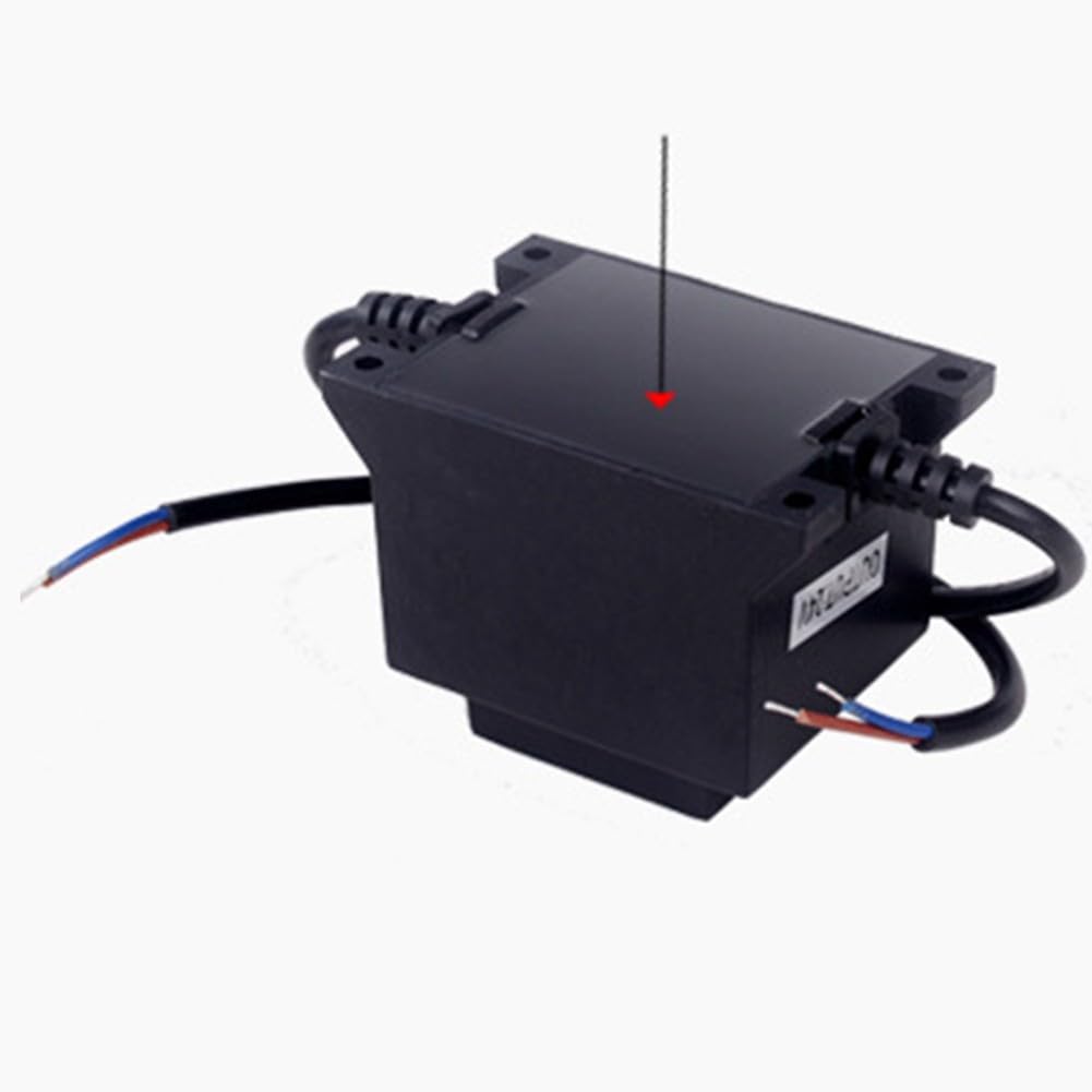 EasyByMall LED Trafo 12V AC/AC Netzteil IP67 Wasserdicht für Gartenbeleuchtung Außen 5W-80W Eingang 220V Kurzschlussschutz