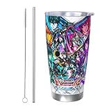 機動戦士ガンダム 車載用 マグカップ コーヒーカップ 600ml保温保冷カップ ストローと蓋付き 大容量 持ち運びに便利 そのまま飲める 可愛くておしゃれ アウトドア 釣り キャンプなどにも最適 Straw Two-piece Set