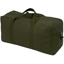 Rothco Canvas Tanker Style Tool Bag, 19 x 9 x 6, Olive Drab