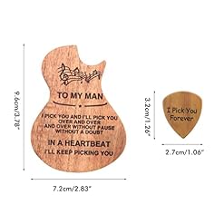 Kit de boîte de médiator de guitare 5 pièces, contenant de médiator gravé avec lettres en bois avec 3 médiators de… - Les Beatles, Paul McCartney, John Lennon, RIngo Starr, George Harrison Kit de boîte de médiator de guitare 5 pièces, contenant de médiator gravé avec lettres en bois avec 3 médiators de… – Image 3