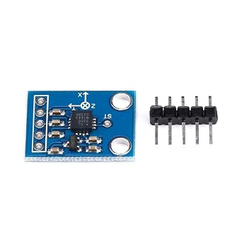 2PCS ADXL335 Sensor Module Semiconductor Devices 3 Axis Accelerometer Angular Transducer Sensor Module Analog Acceleration Module GY-61 Analog Output 3V-5V