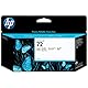 HP 72 Fotoschwarz 130 ml Original Druckerpatrone (C9370A) mit originaler HP Tinte für T2300 eMFP, T1300, T1200, T1120, T1100, T1100 MFP, T795, T790, T770, T620, T610 & T600 Großformatdrucker