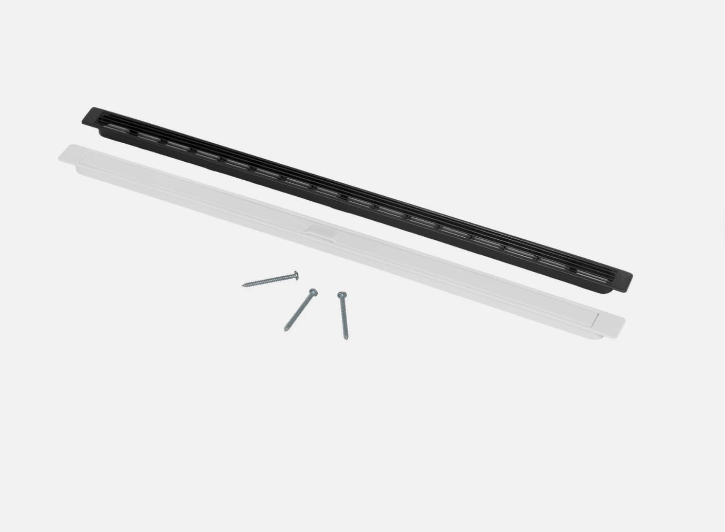 Trickle Vent Fits All Timber Windows Flush Fit 430mm (White/Grey)