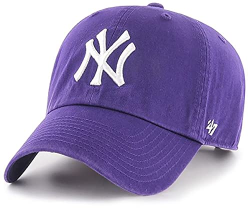 Gorra ajustable New York Yankees púrpura talla única miniatura 1