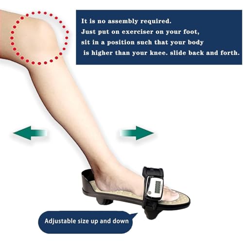 Ejercitador de rodilla y piernas con monitor LCD miniatura 5