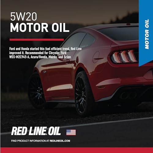 Aceite Motor Sintético 5W20 Red Line 1 Quart Pack 12 miniatura 2